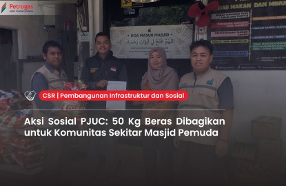 PJUC's Social Action: 50 Kg of Rice Distributed to the Community Around Pemuda Mosque