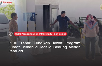 PJUC Spreads Kindness through Jumat Berkah Program at Gedung Medan Pemuda Mosque